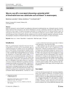 Wax on, wax off: a case report discussing a potential pitfall of ...