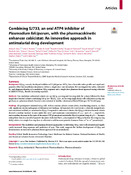 Combining SJ733, an oral ATP4 inhibitor of Plasmodium falciparum, with ...