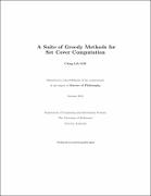 A suite of greedy methods for set cover computation